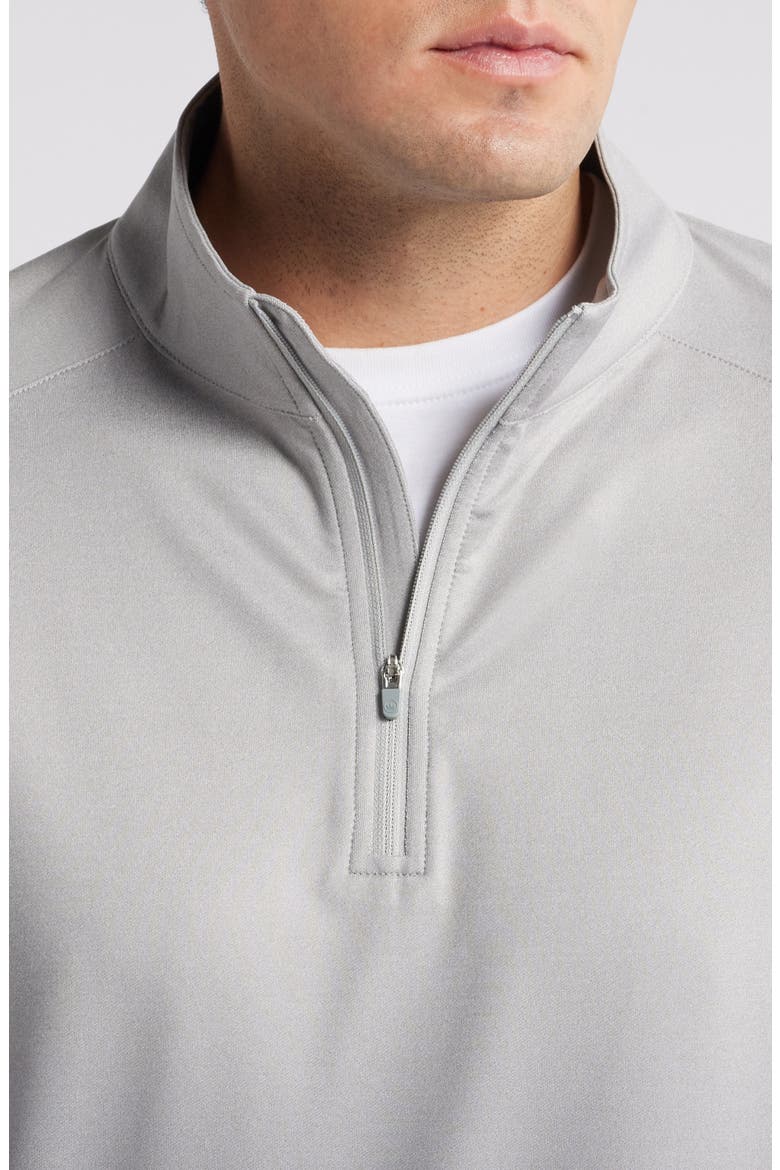 Perth Ombré Quarter Zip Performance Pullover, Alternate, color, GALE GREY