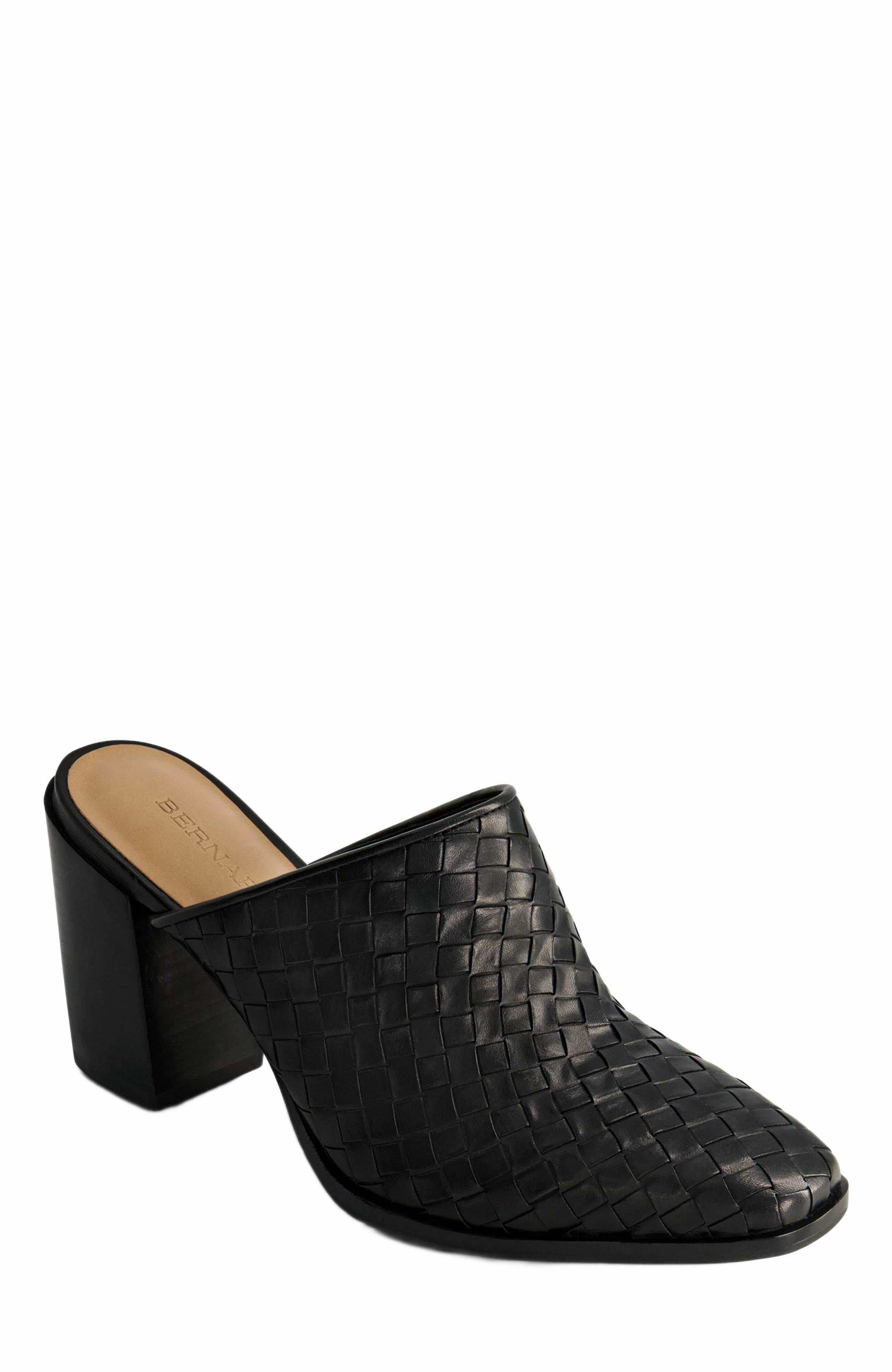 Bernardo Footwear Britt Woven Heeled Mule, Alternate, color, 