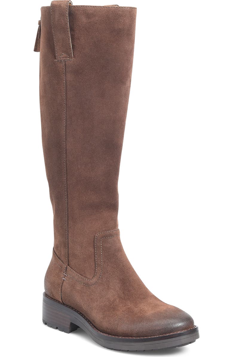 Söfft Samantha II Water Resistant Knee High Boot, Main, color, Rich Brown