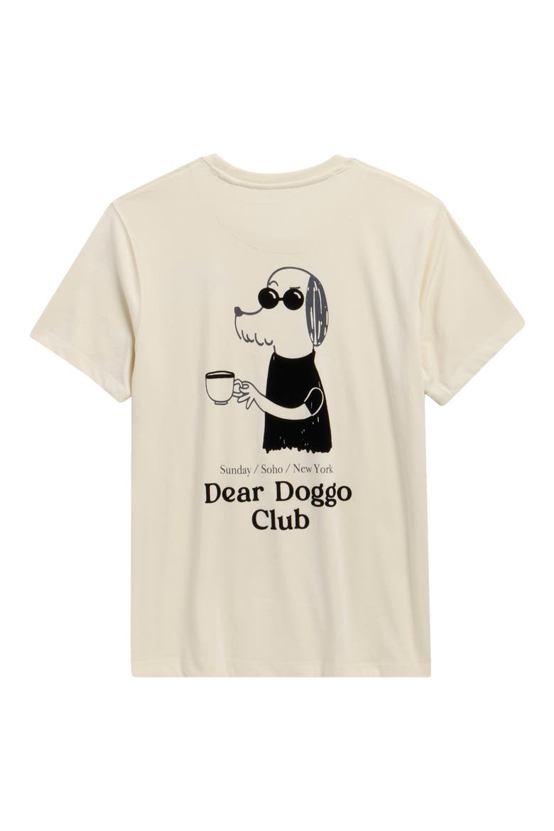 Kids' Doggo Graphic T-Shirt, Alternate, color, OFF WHITE