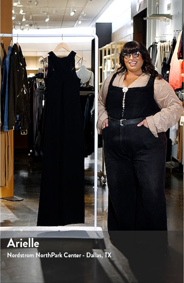 Signature Cross Neck Jumpsuit, sales video thumbnail