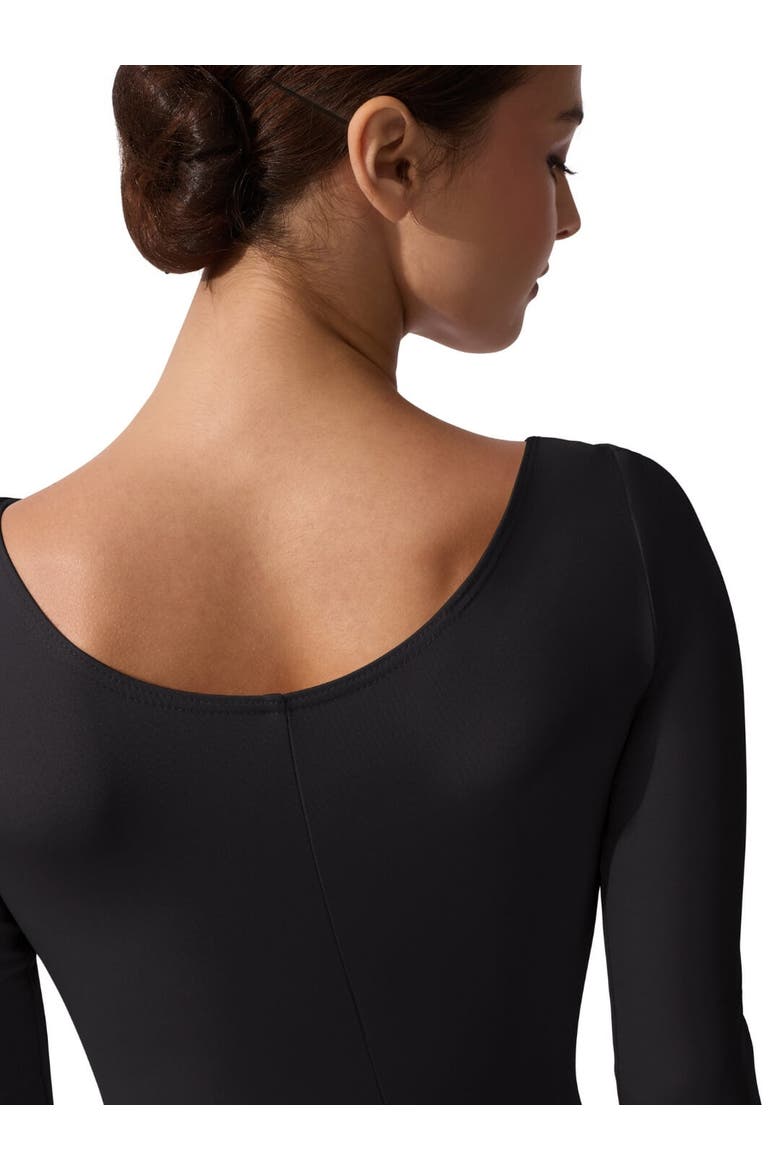 Long Sleeve Unitard, Alternate, color, black
