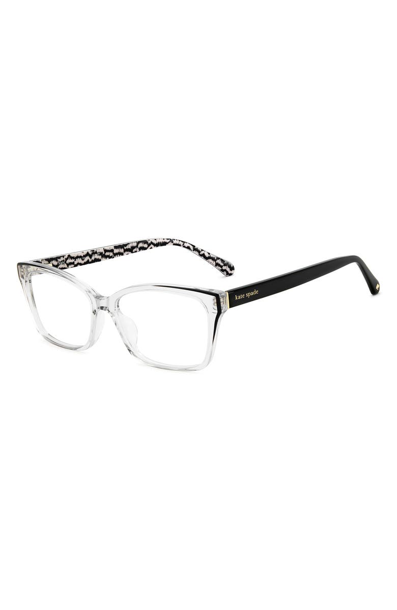Kate Spade New York demi 53mm rectangular reading glasses, Alternate, color,