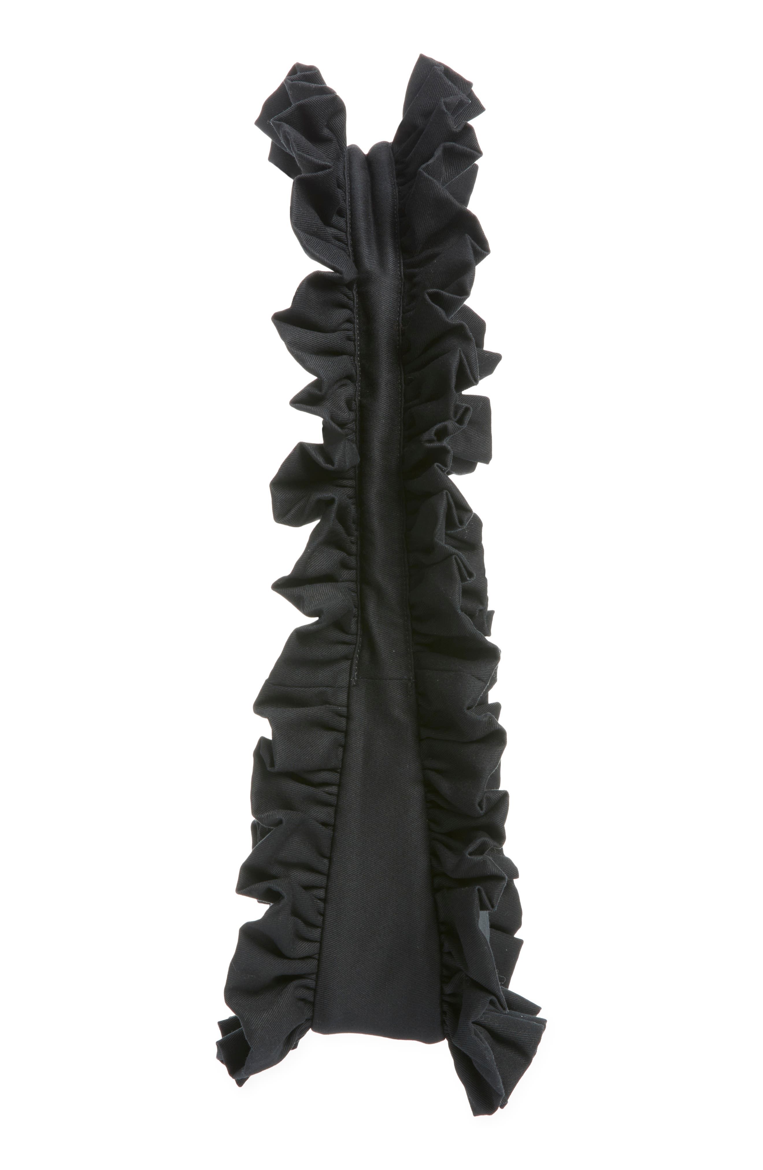 Baggy London Baguette Shoulder Bag, Alternate, color, Black Canvas