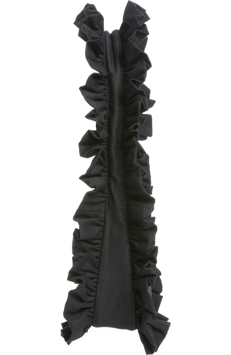 Baggy London Baguette Shoulder Bag, Alternate, color, Black Canvas