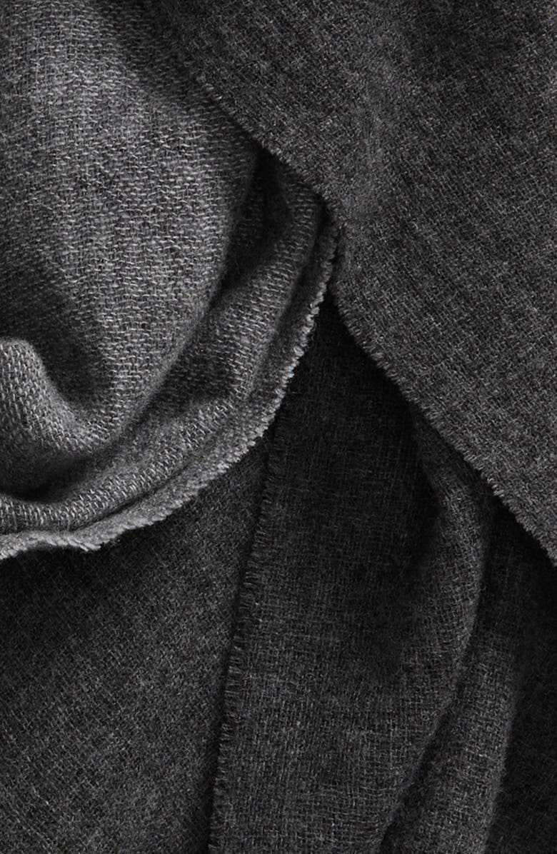 rag & bone Millie Colorblock Wool Scarf, Alternate, color, Grey Multi