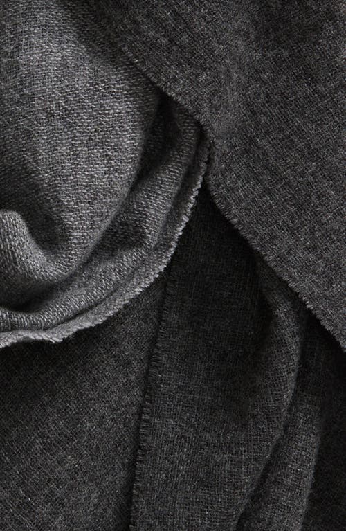 Rag & Bone Millie Colorblock Wool Scarf In Gray