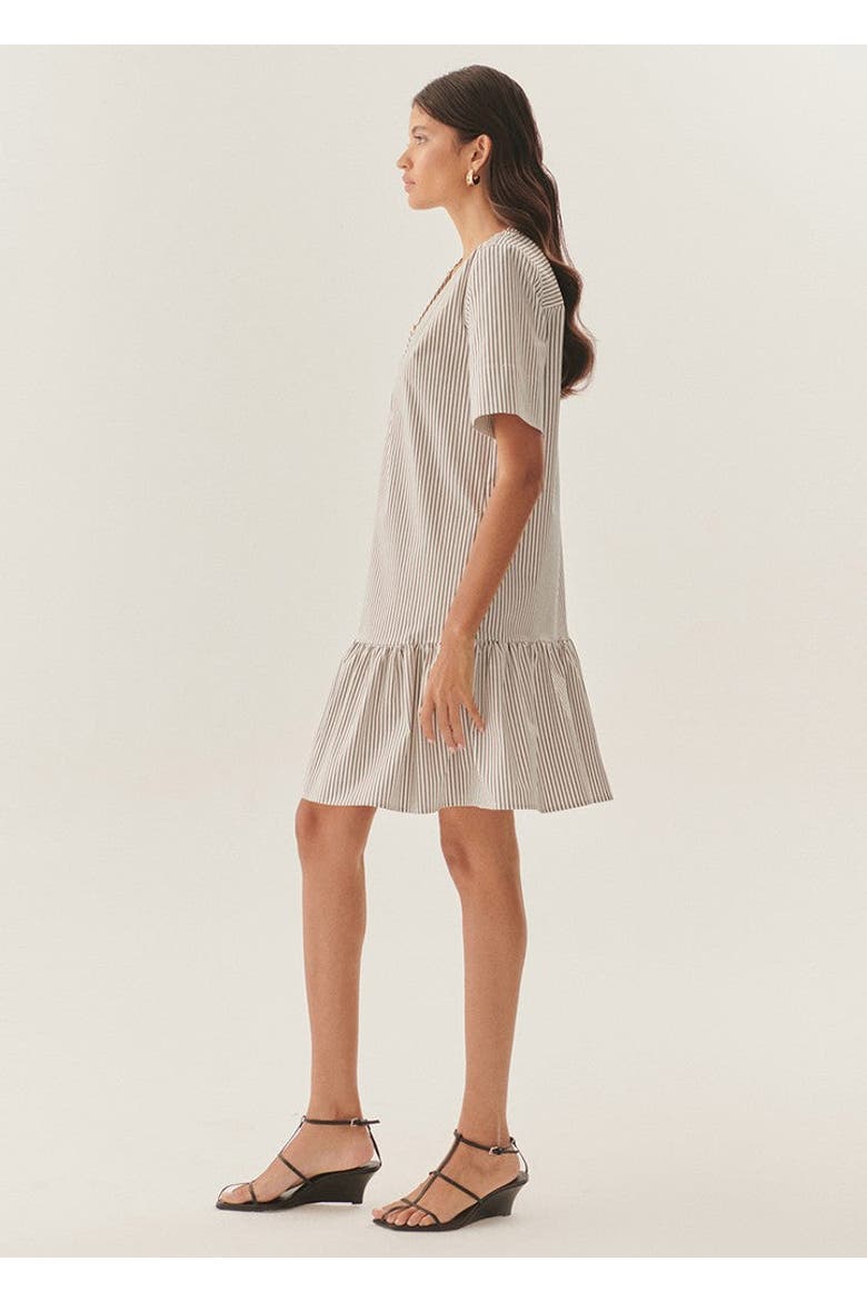 Jane Mini Dress, Alternate, color, BLACK-WHITE