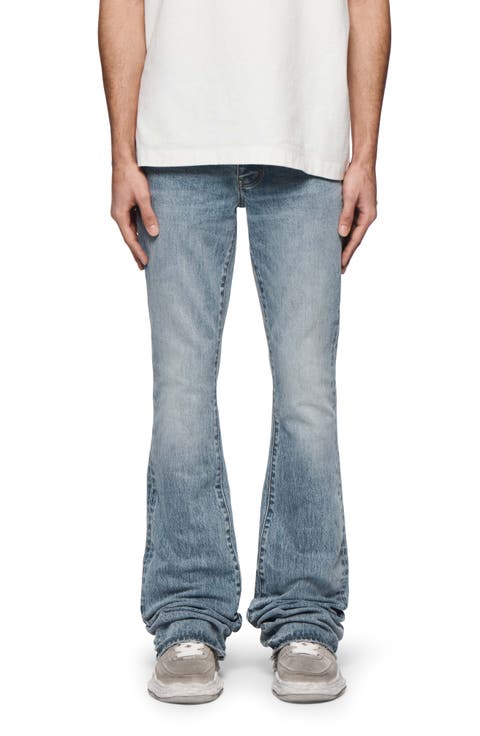 Super Stack Distressed Baggy Flare Jean