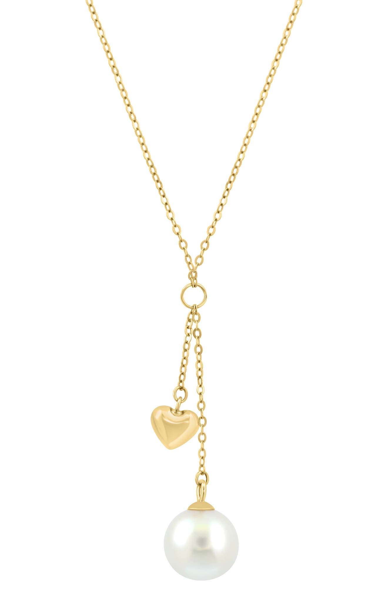 EFFY 14K Gold 6mm Freshwater Pearl Y-Necklace (Women) | Nordstromrack