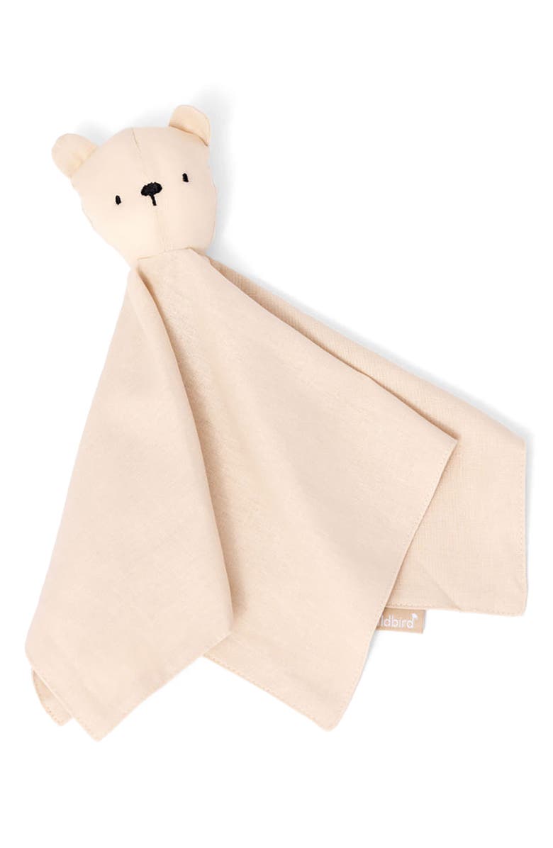 WILDBIRD Bear Linen & Cotton Lovey, Main, color, Sparrow