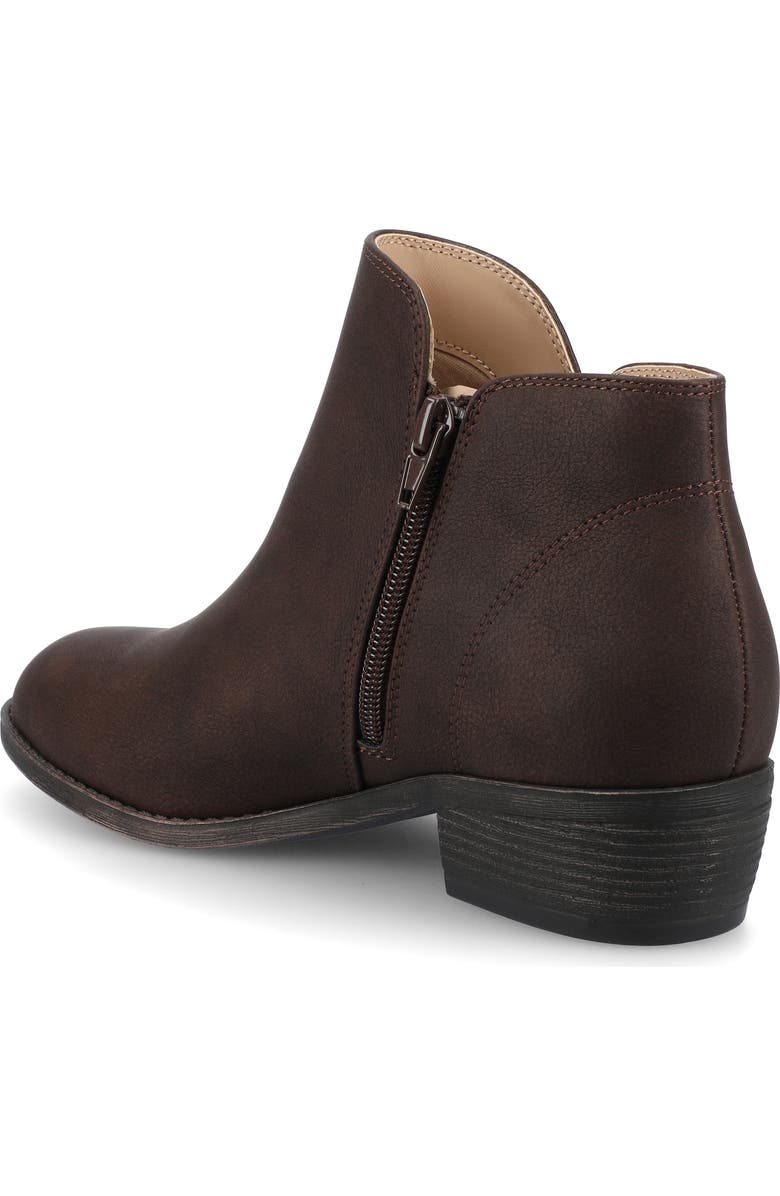 Journee Collection Solarah Ankle Boot, Alternate, color, Vintage Chocolate