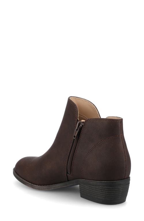 Journee Collection Solarah Ankle Boot In Brown