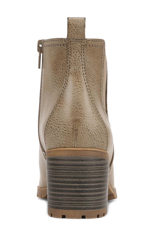 Lifestride Mesa Block Heel Bootie In Stone