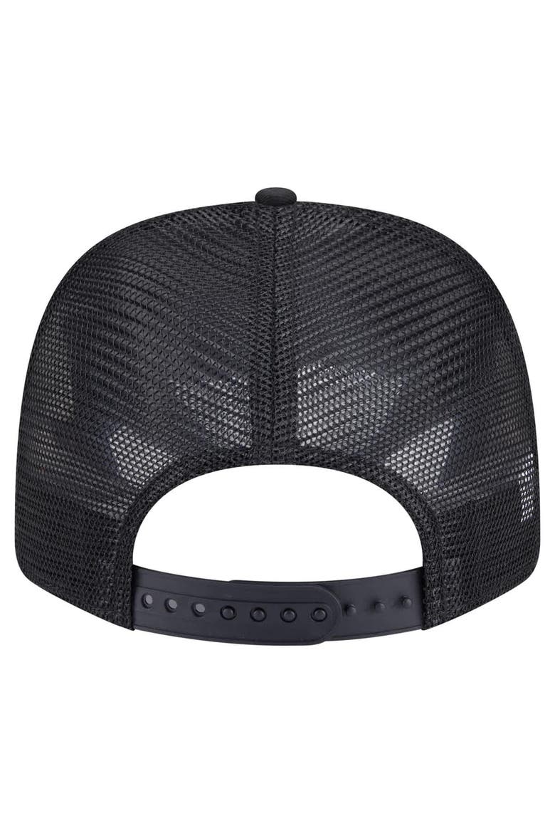 Men's New Era Black Vanderbilt Commodores Primary 9SEVENTY Trucker Stretch-Snap Hat, Alternate, color, Black