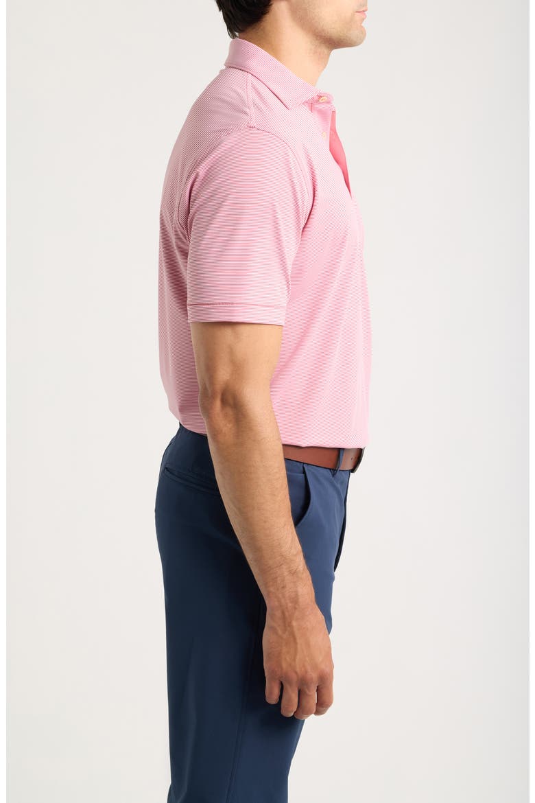 Jubilee Summer Comfort Performance Jersey Polo, Alternate, color, RED CORAL