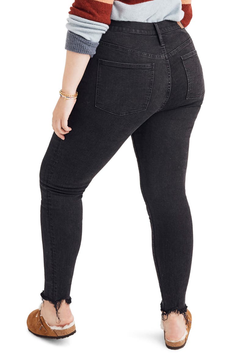 9-Inch Button Ankle Skinny Jeans, Alternate, color, BERKELEY WASH
