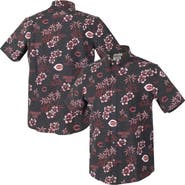 Reyn Spooner Men's Reyn Spooner  Black Cincinnati Reds Kekai Performance Button-Up Top