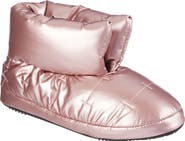 ISOTONER Nylon Puffer Bootie Slipper