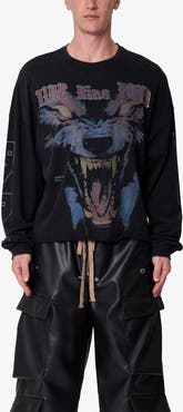 mnml 994 Wolf Oversize Cotton Graphic T-Shirt