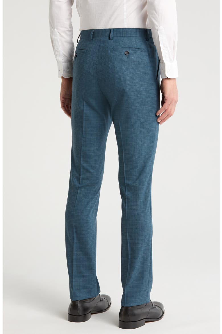 Solid Wool Blend Pants, Alternate, color, GREEN