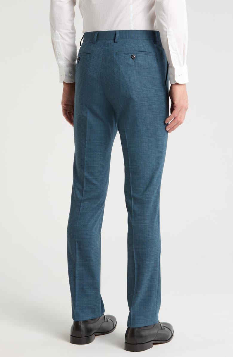 John Varvatos Star USA Solid Wool Blend Pants, Alternate, color, Green