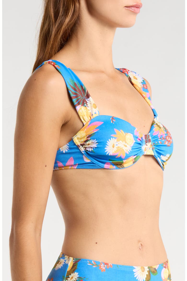 Underwire Bikini Top, Alternate, color, BLUE/MULTI