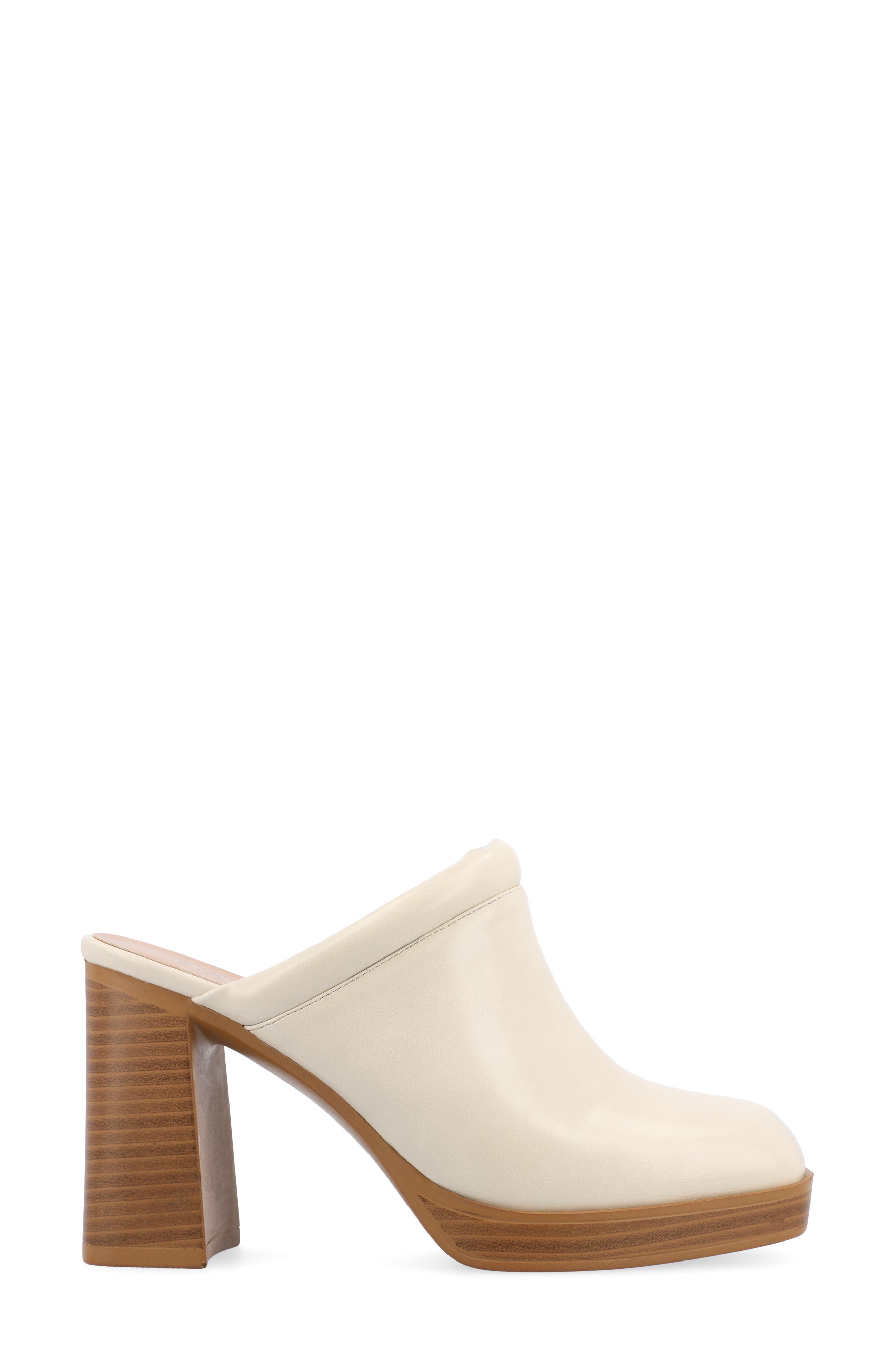 Izara Platform Mule, Alternate, color, BONE
