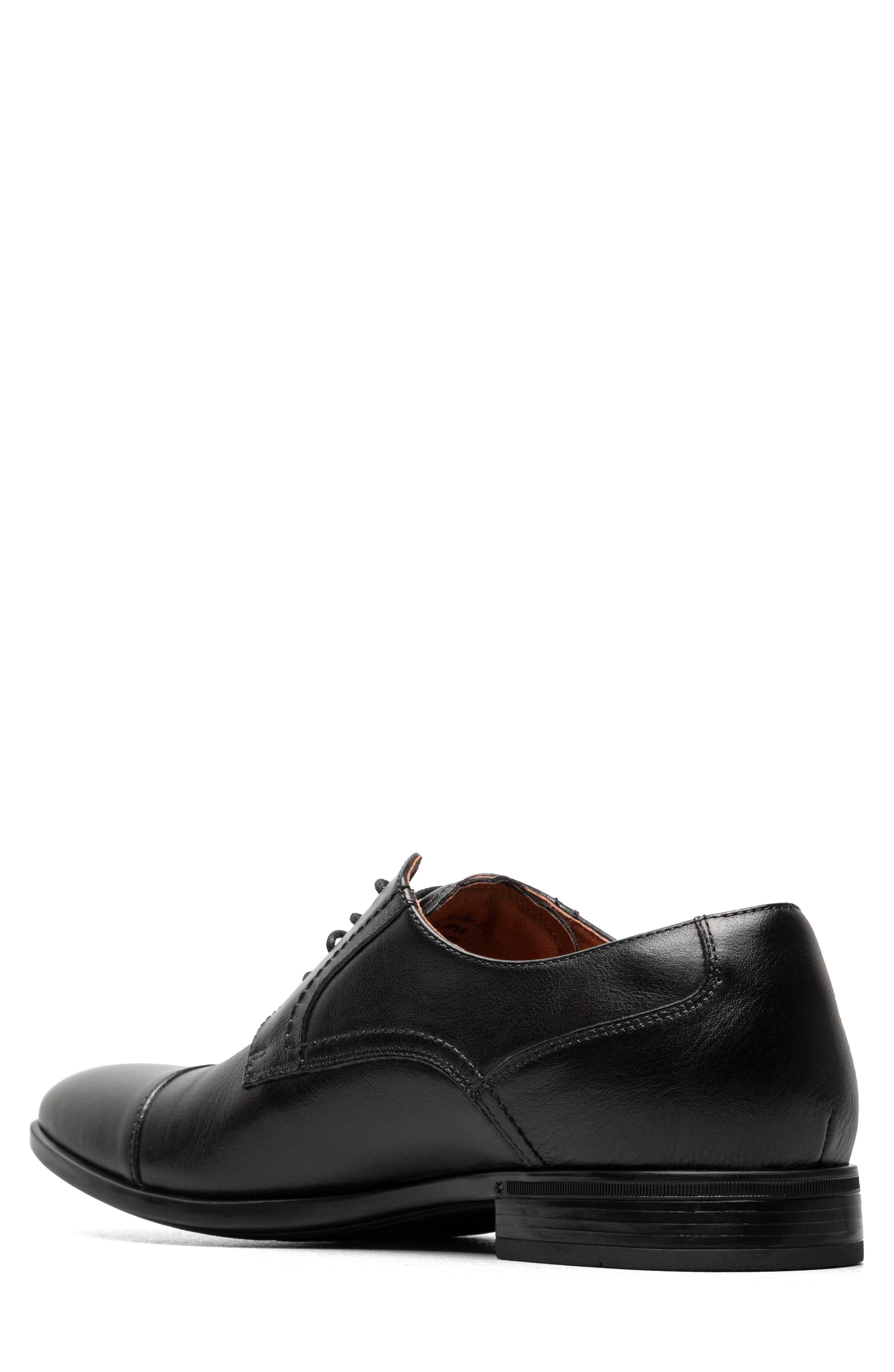 Florsheim Pregamo Cap Toe Derby, Alternate, color, Black