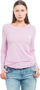 WILT Clothing Long Sleeve Mock Layer Tee