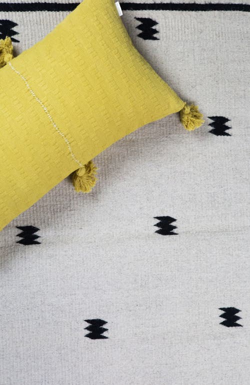 ARCHIVE NEW YORK ARCHIVE NEW YORK ZAPOTEC DOT HANDWOVEN FLATWEAVE WOOL RUG 