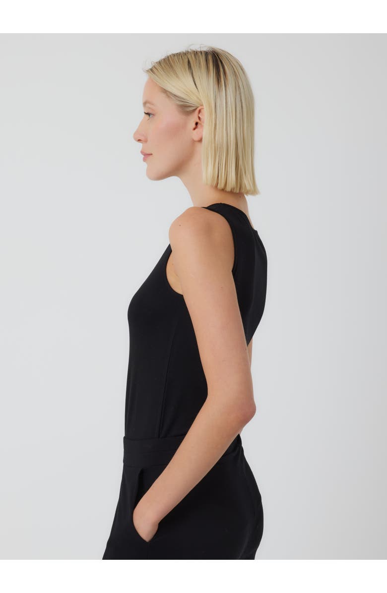 Majestic Filatures Soft Touch Crewneck Tank, Alternate, color, Noir