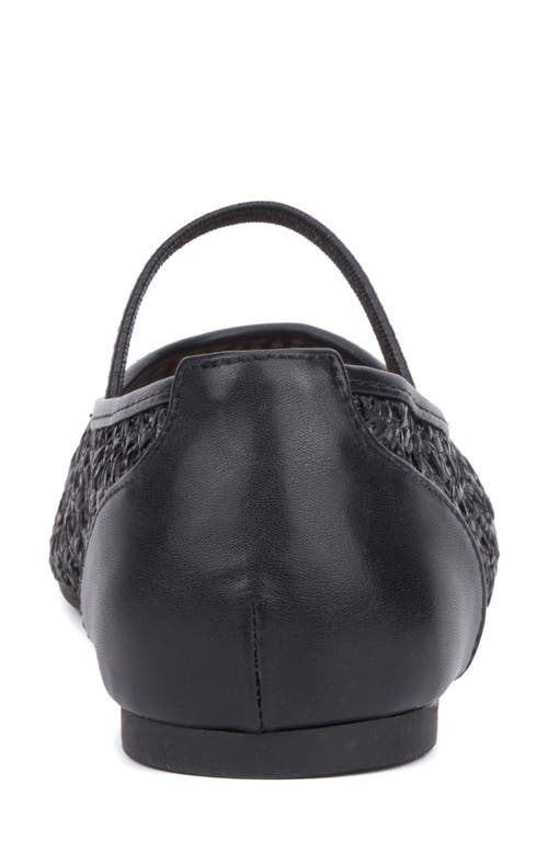 New York And Company Lara Woven Ballet Flat In Black