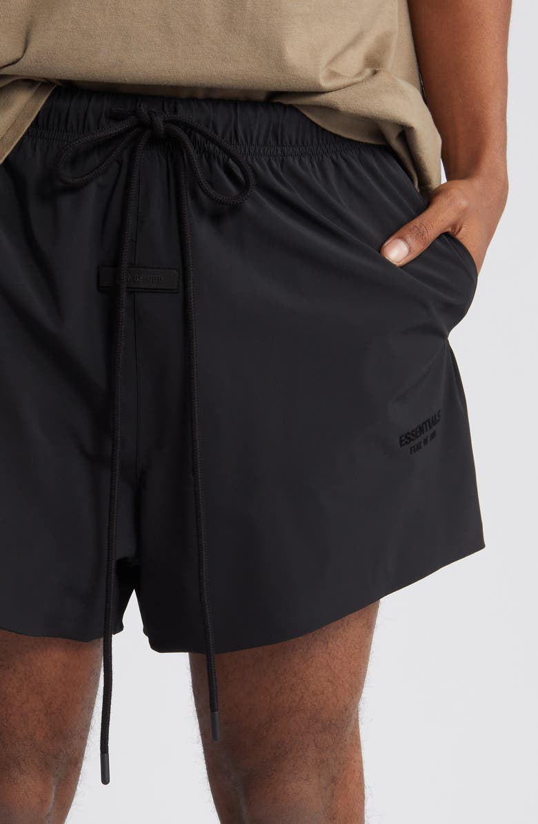 Fear of God Essentials Stretch Nylon Running Shorts, Alternate, color, 
