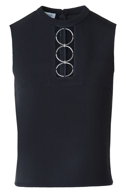 Akris Punto Ring Yoke Virgin Wool Top