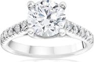 Bliss Diamond 1 3/4Ct Diamond (1 1/2ct center) Engagement Ring 14k Gold Lab Grown