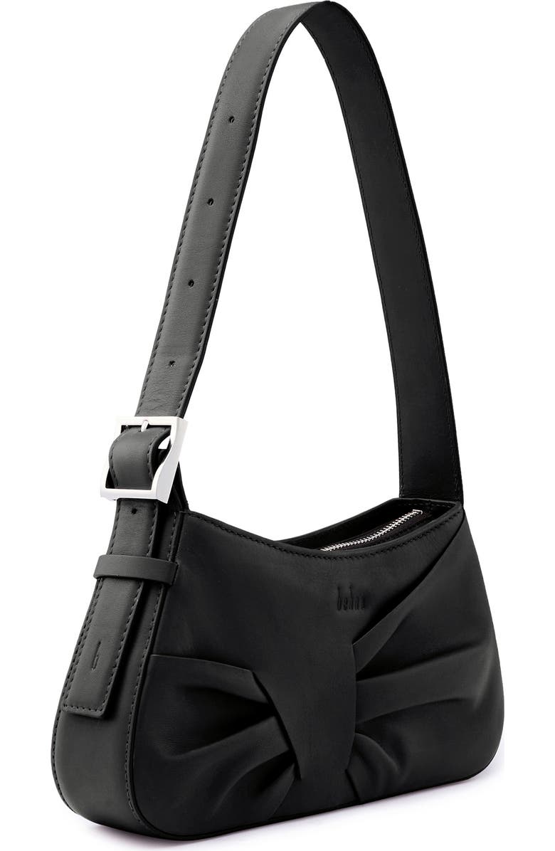 behno Mini Leena Leather Shoulder Bag, Alternate, color, Black