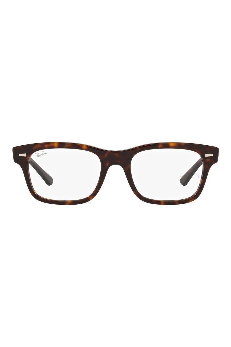 52mm Square Optical Glasses, Main, color, HAVANA