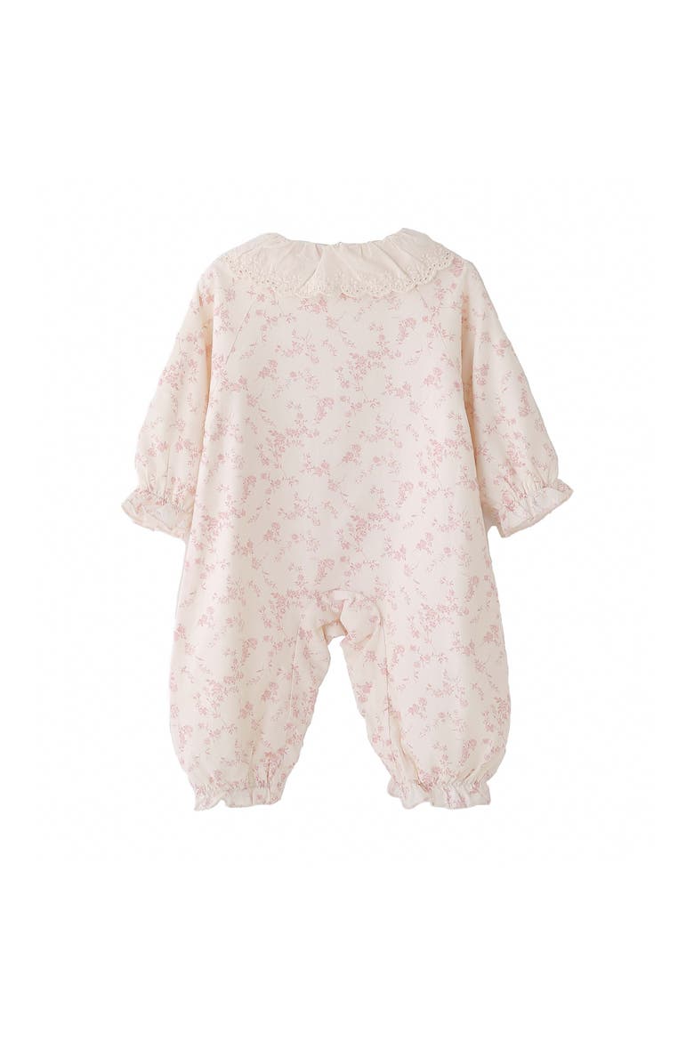 Princess Floral Romper, Alternate, color, Pink