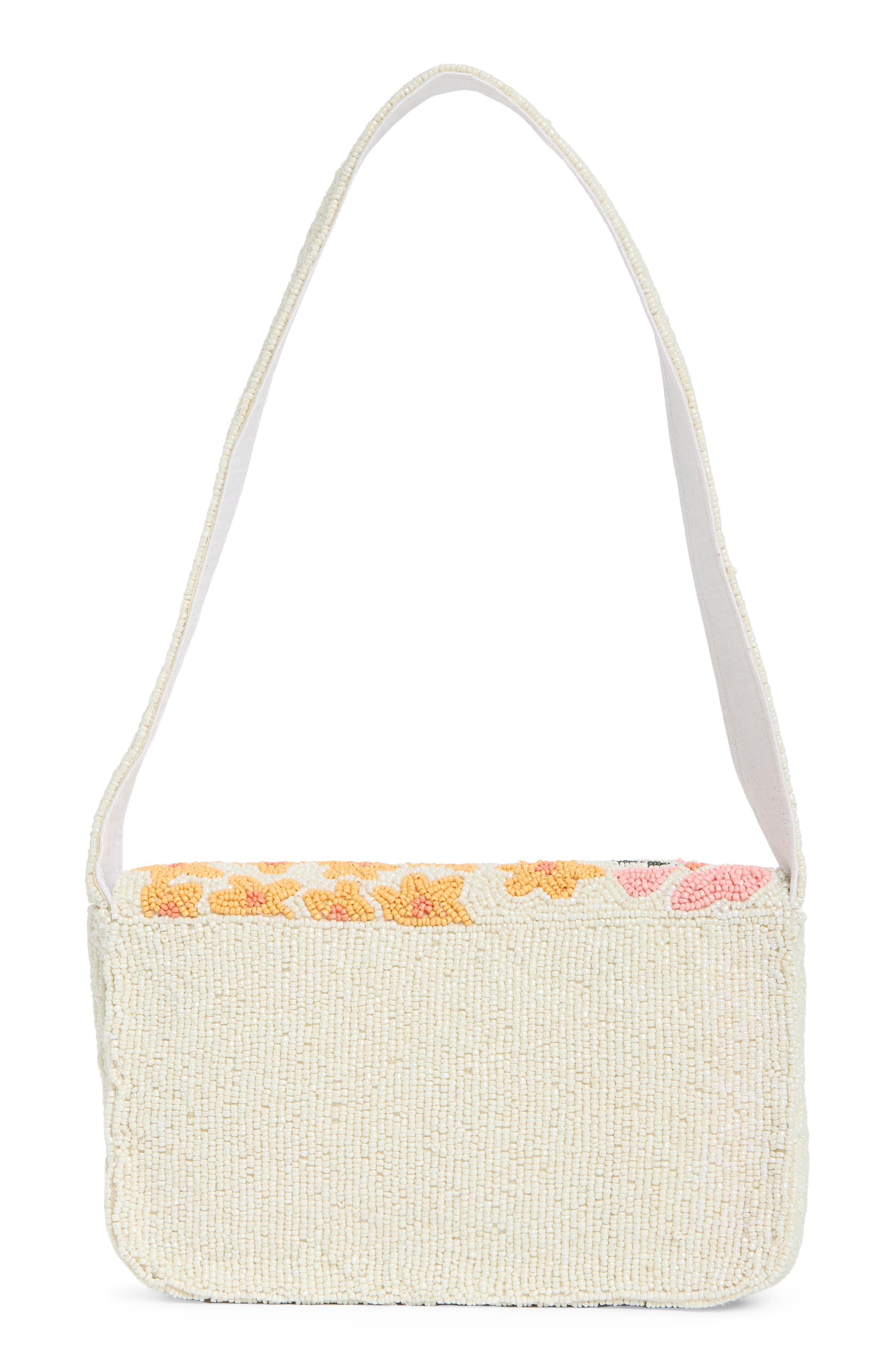 Collection XIIX Floral Beaded Shoulder Bag, Alternate, color, Ivory Multi