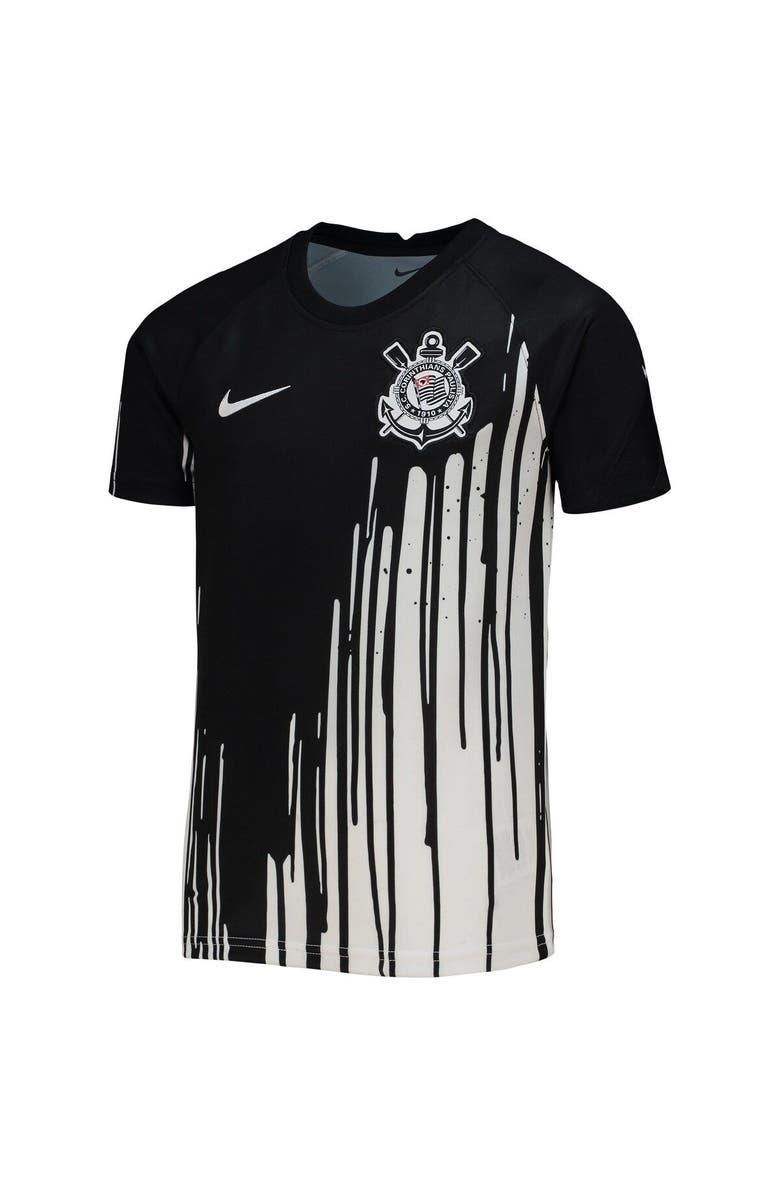Nike Youth Nike White/Black Corinthians 2021/22 Pre-Match Performance Top, Alternate, color, 