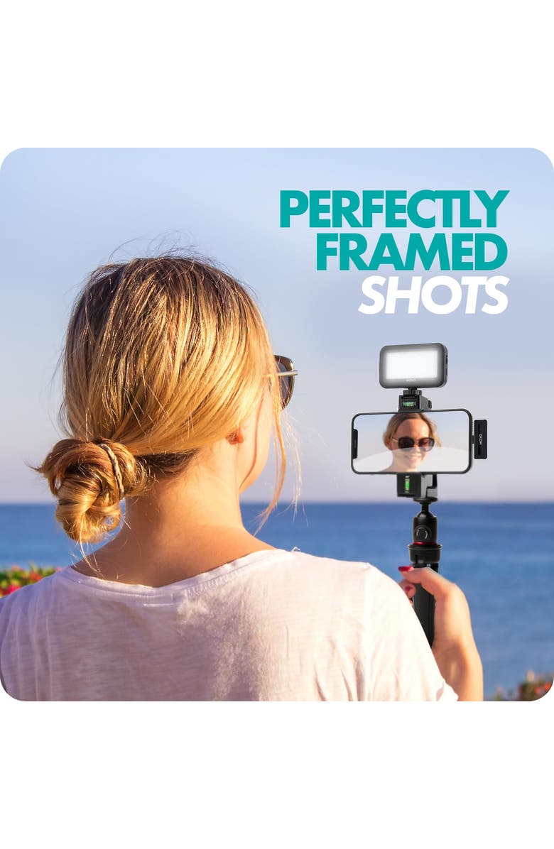 MOVO iVlogger Wireless Vlogging Kit for iPhone, Alternate, color, Black