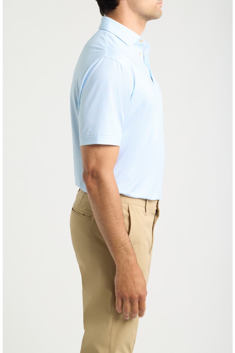 Bartlett Microprint Summer Comfort Performance Jersey Polo, Alternate, color, BLUE