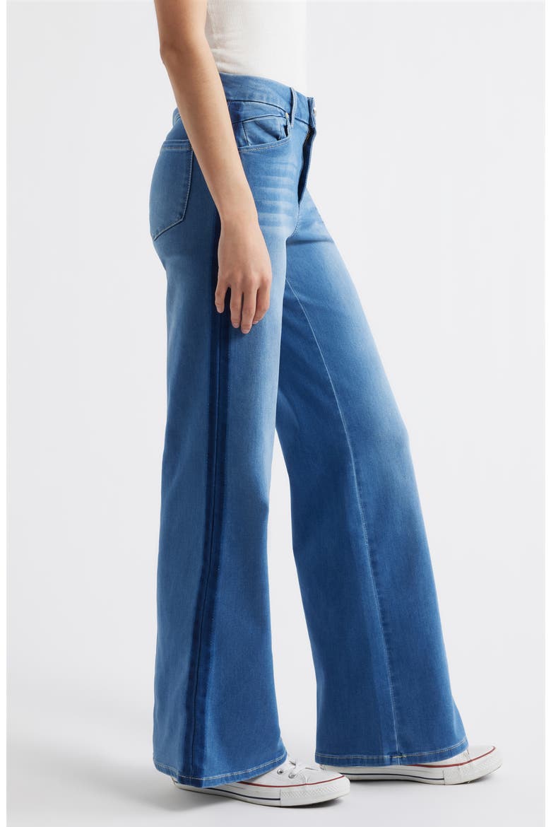 High Waist Wide Leg Jeans, Alternate, color, FELICIA