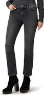 PAIGE Cindy High Waist Ankle Straight Leg Jeans