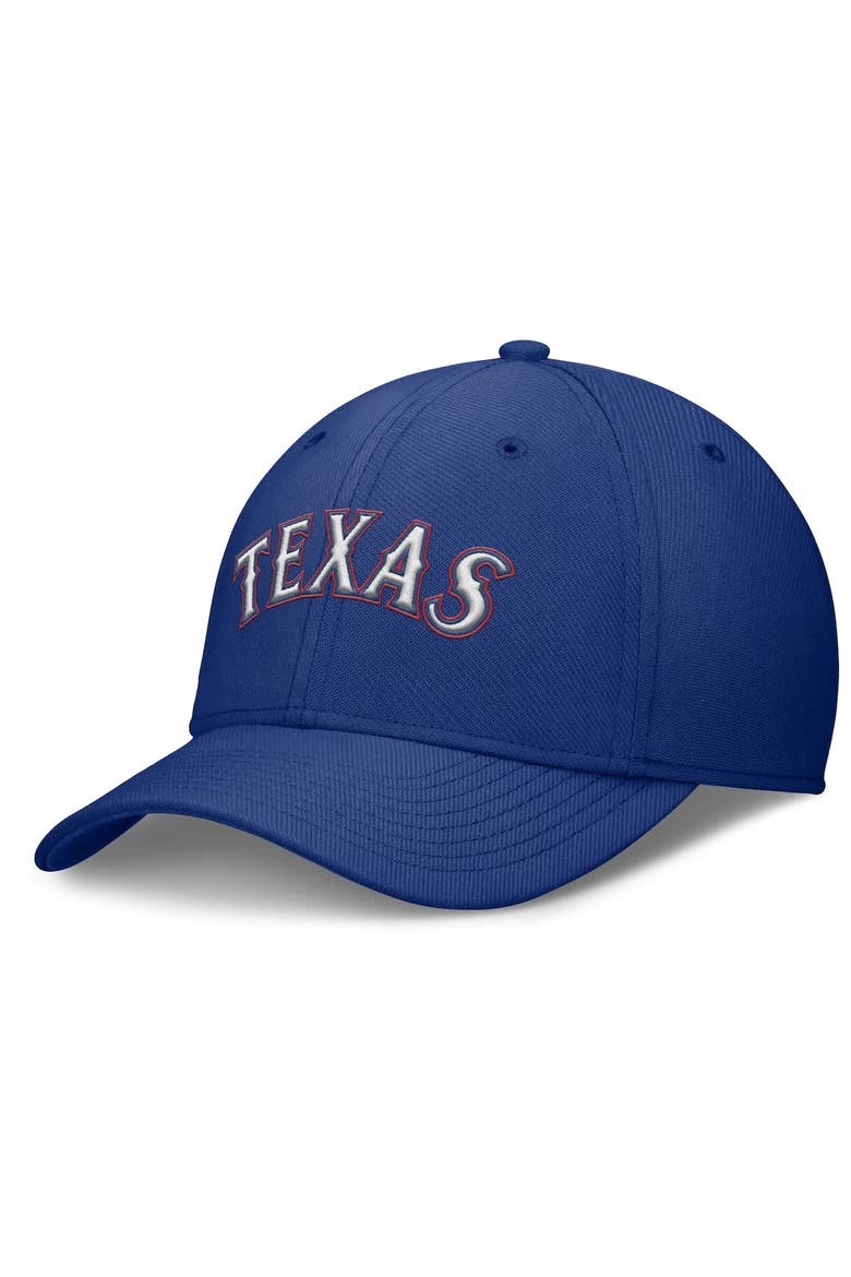 Men's Nike Royal Texas Rangers Rise Performance Flex Hat, Alternate, color, Royal