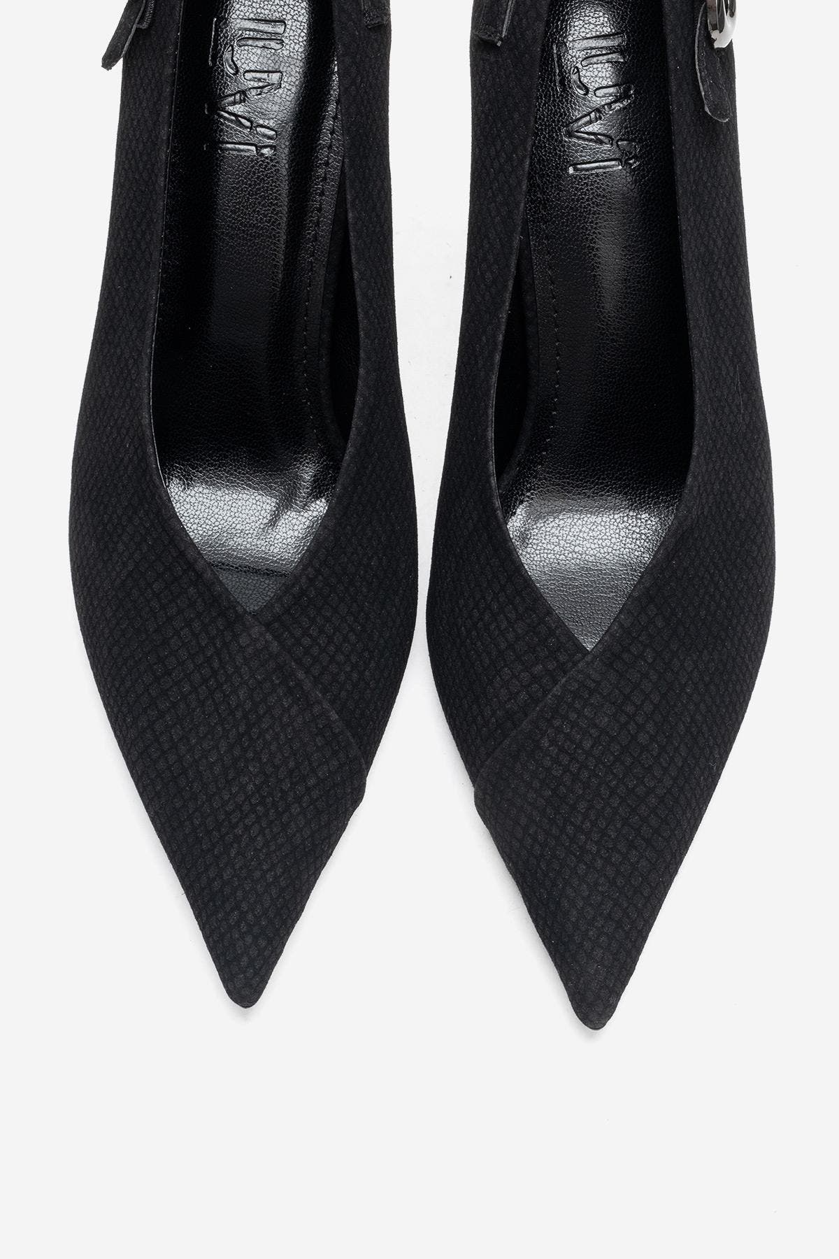 Prologue Shoes Molly Stiletto Pump, Alternate, color, Black Pattern