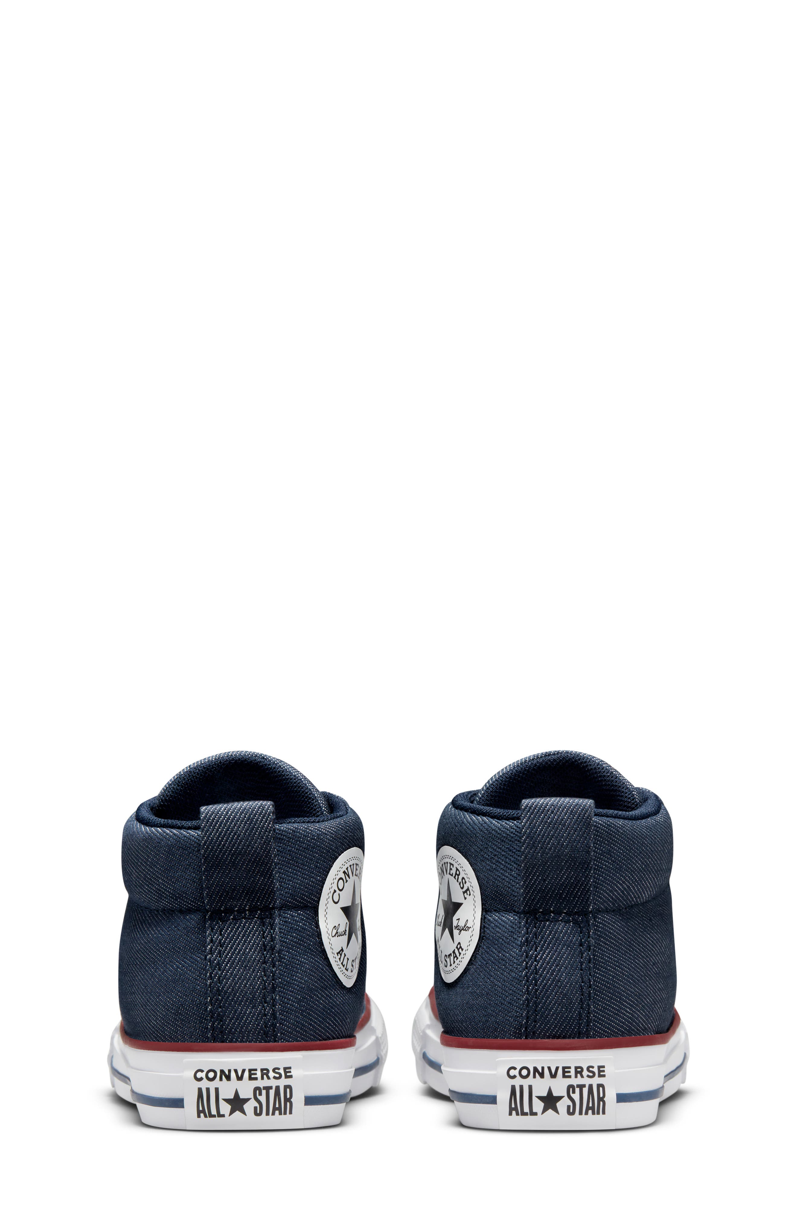 Converse Kids' Chuck Taylor<sup>®</sup> All Star<sup>®</sup> Street Mid Sneaker, Alternate, color, Mid Navy/ Navy/ White