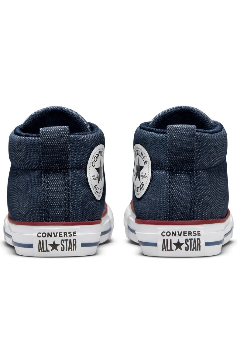 Converse Kids' Chuck Taylor<sup>®</sup> All Star<sup>®</sup> Street Mid Sneaker, Alternate, color, Mid Navy/ Navy/ White