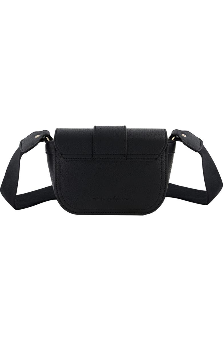 True Religion Mini Flap Crossbody Bag, Alternate, color, Black